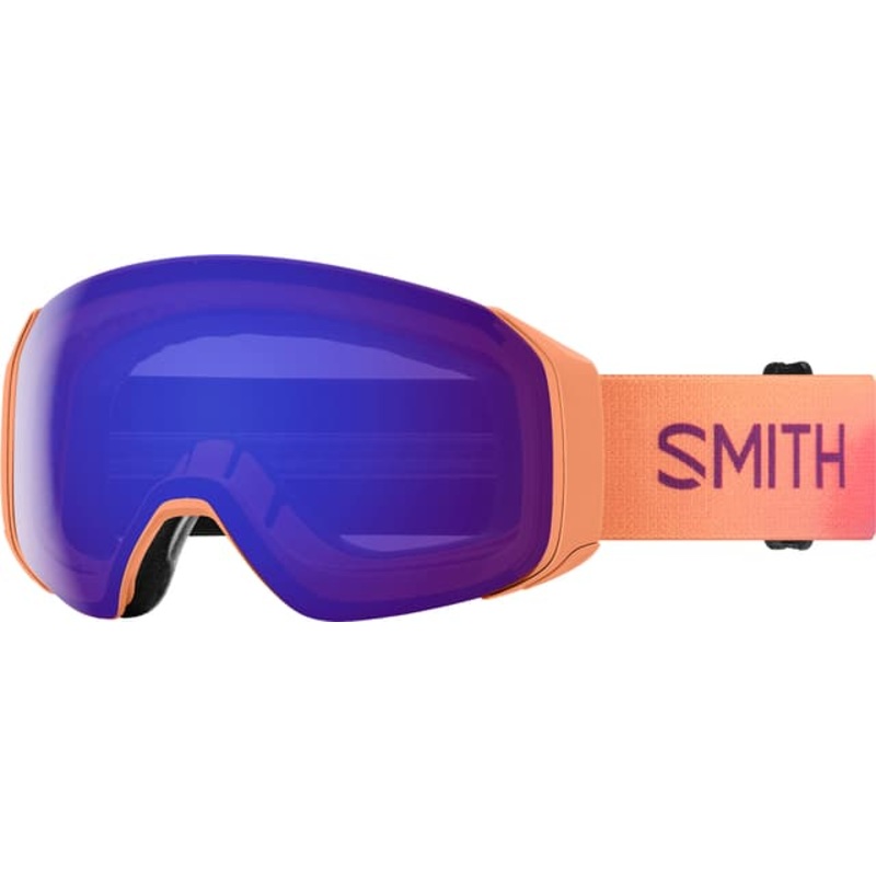 Smith Optics 4D Mag S Goggles – Arctic Apricot Daydream – ChromaPop Everyday Violet Mirror Lens – Women’s