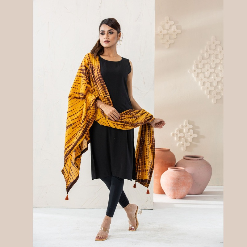 Womens Cotton Orna 95″ BROWN