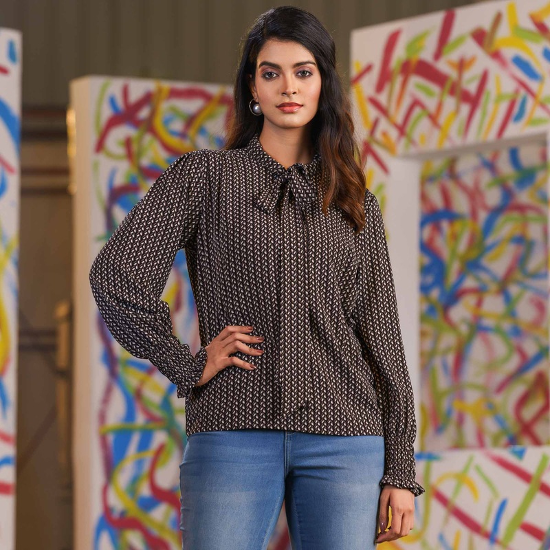 Womens Tops-Black 2XL BLACK