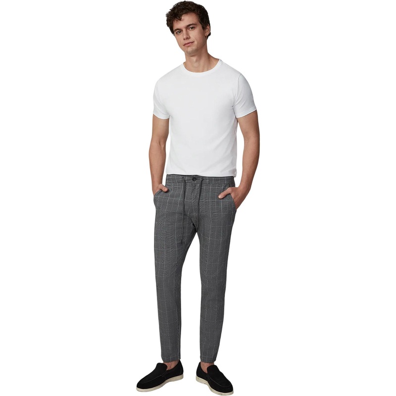Projek Raw Drawstring Bungee Plaid Chino Pant – Men’s