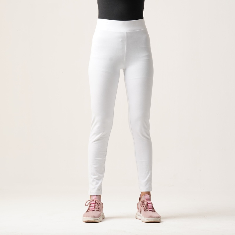 Womens  Leggings-White S WHITE
