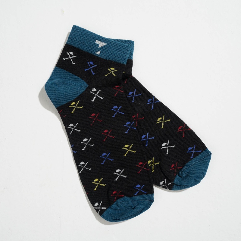 Black Cotton Socks N/A BLACK