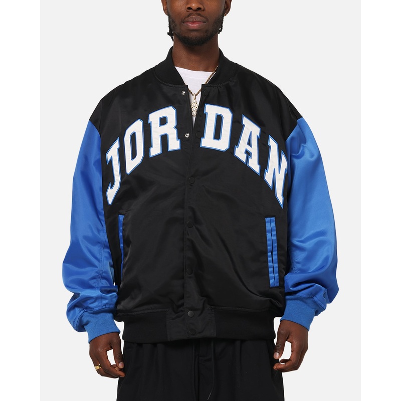 Jordan Brooklyn Collegiate Varsity Jacket Black/Blue S
