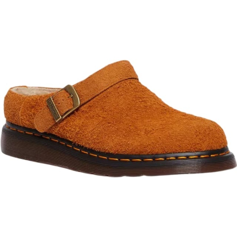 Dr. Martens Isham Faux Shearling Lined Suede Mules – Unisex