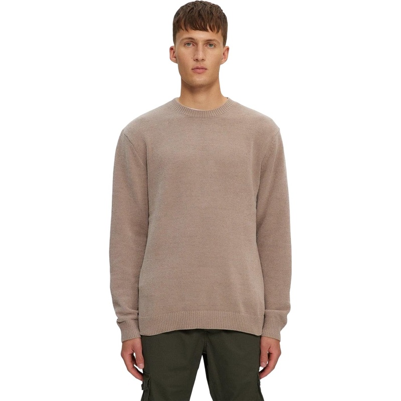 KUWALLA-TEE Textured Knit Crew Neck Sweater – Men’s
