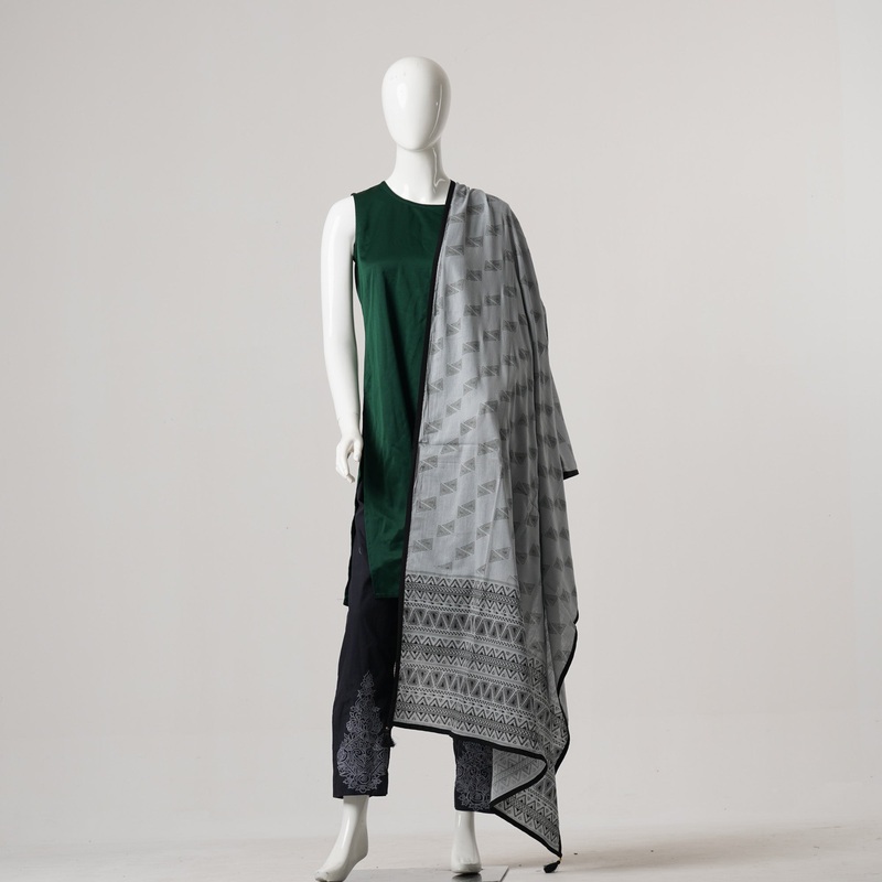 Womens Ethnic Orna-Ash 95″ ASH