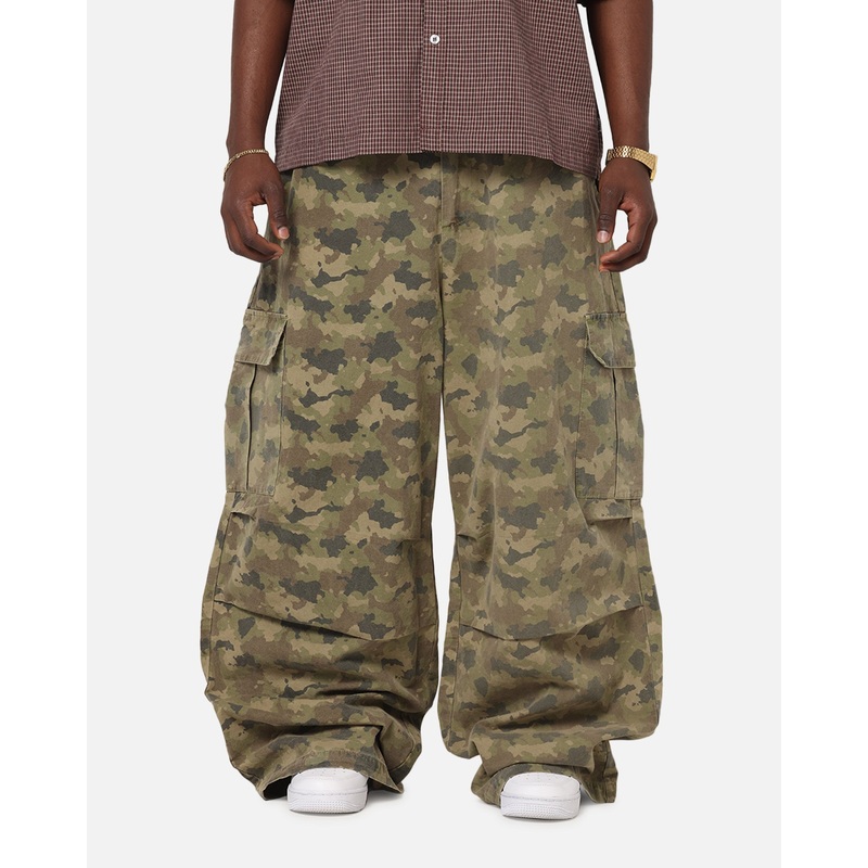 Carre Baggy Cargo Pants Camo 28