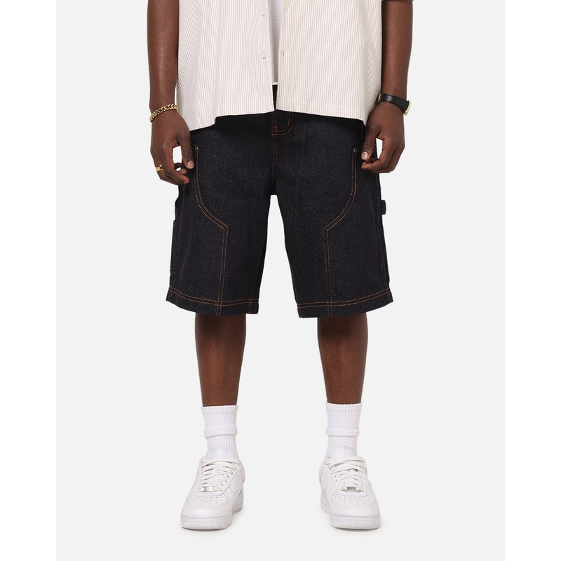 Carre Work Jorts Dark Washed Indigo 28