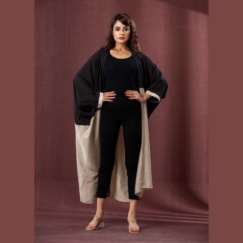 Womens Shrug-Black 2XL BLACK