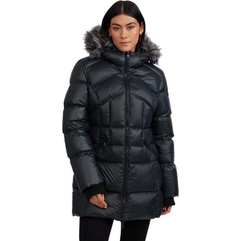 Pajar Ares Fixed Hood Puffer Jacket with Fixed Bib – Women’s