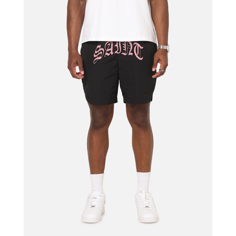 Saint Morta Lucius Shorts Black/Pink S