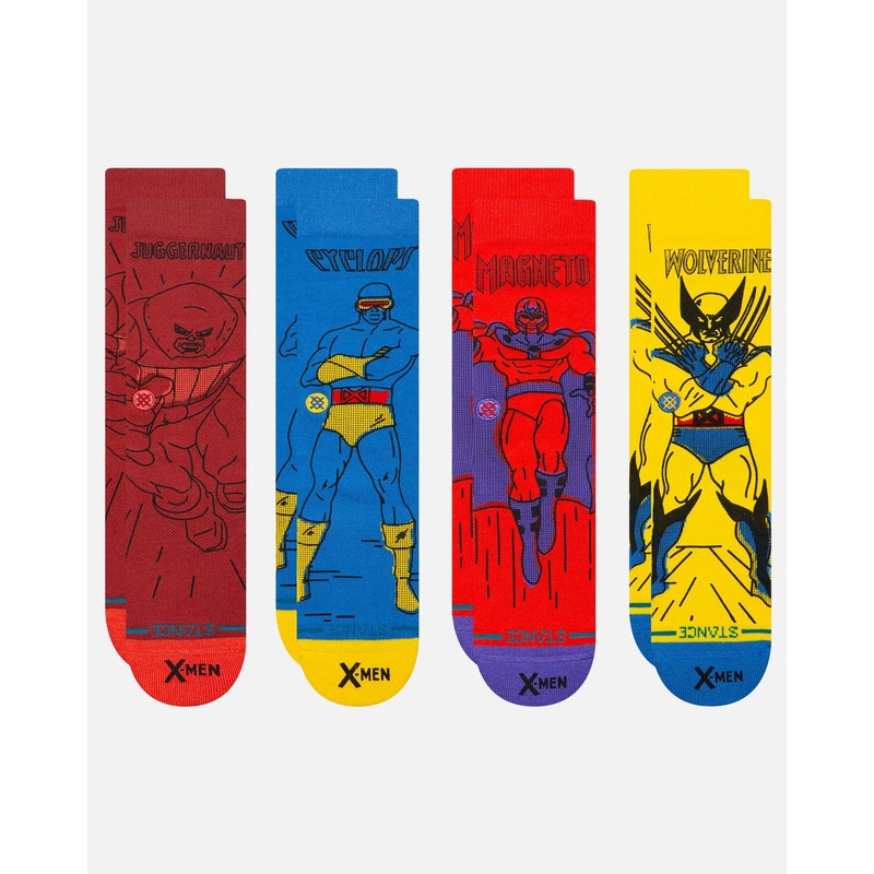 Stance Marvel X-Men Crew Socks Box Set Multi L