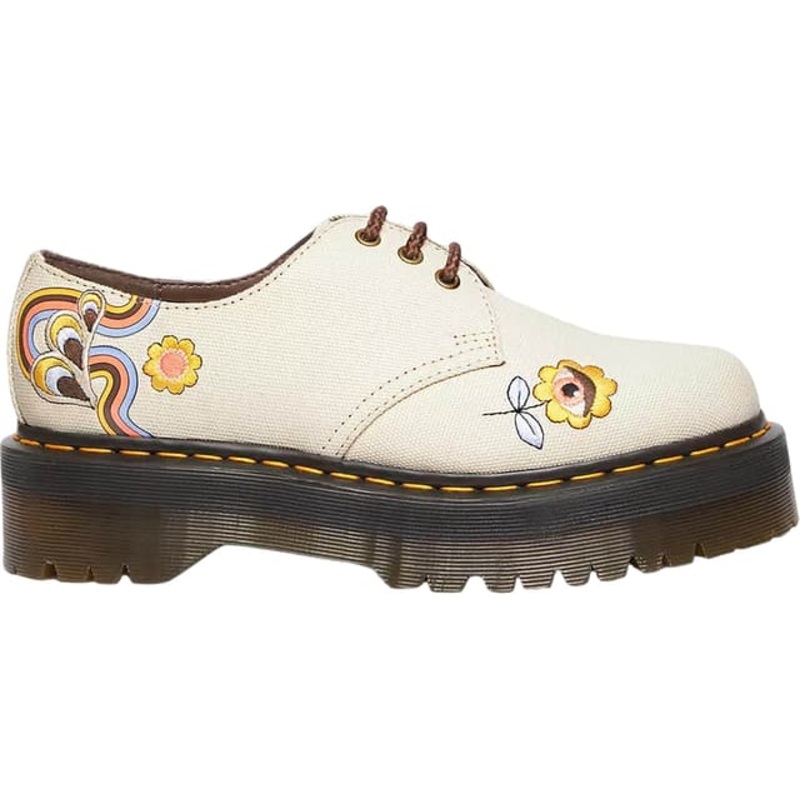 Dr. Martens Vegan 1461 Retro Canvas Platform Shoes – Unisex