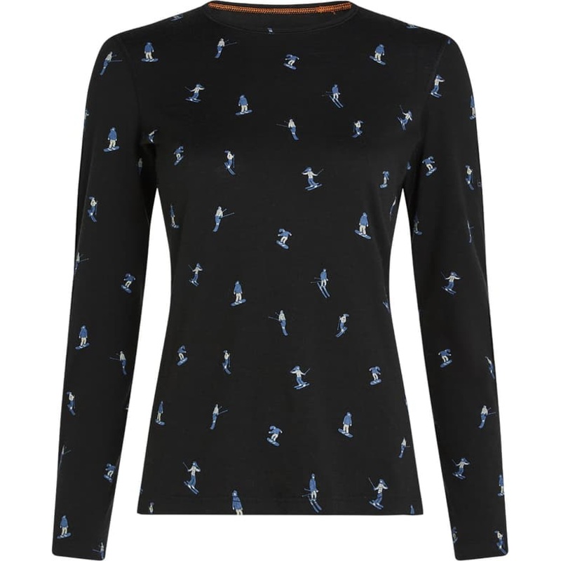 icebreaker Merino 200 Oasis Snow Day Long Sleeve Crewe Thermal Top – Women’s