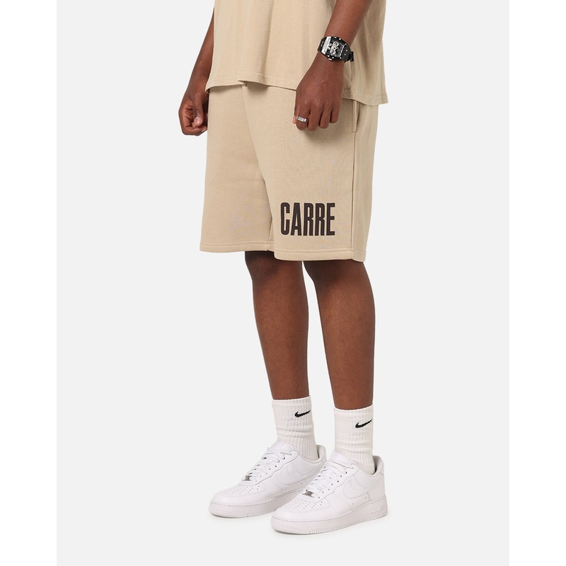 Carre Premium Essentials Sweat Shorts Light Brown XS