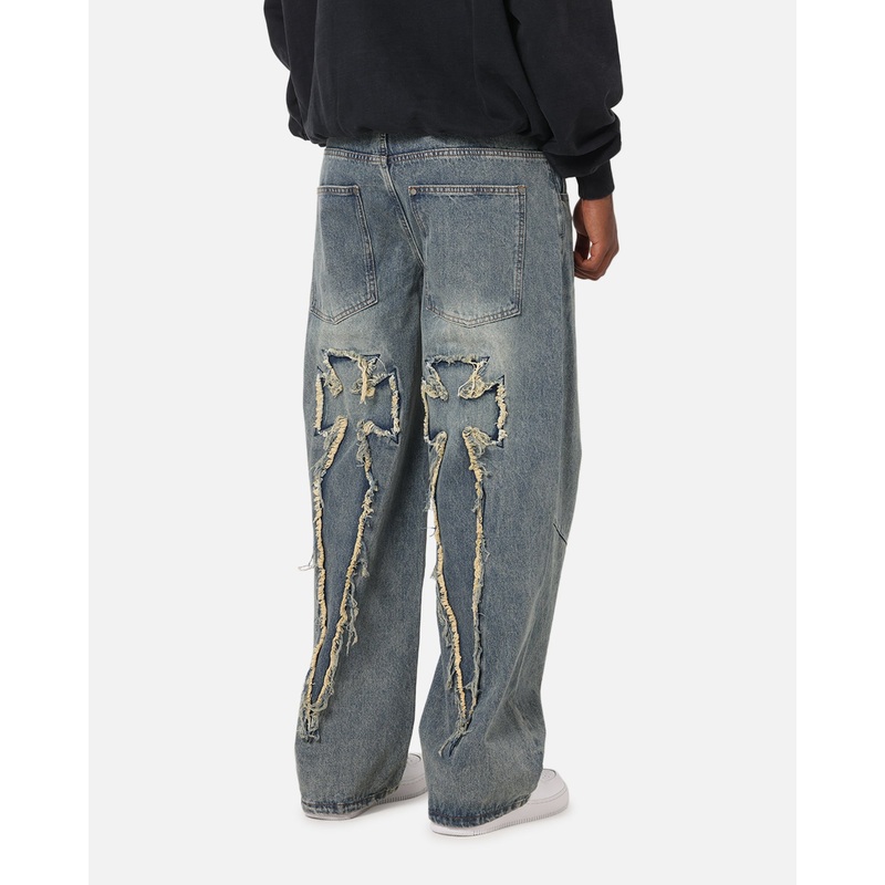 Saint Morta Amplus Crossfire Jeans Dirty Denim 28