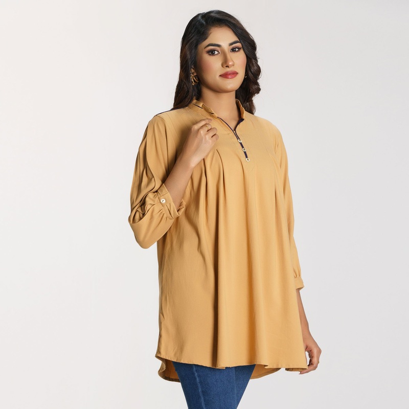 Womens Beige Workwear Top L BEIGE