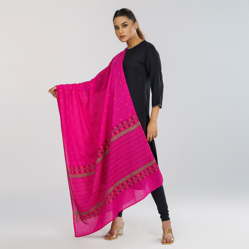 Womens Ethnic Magenta  Orna 95″Inch MAGENTA