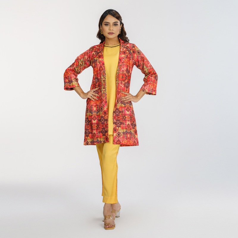 Womens Ethnic Maroon 3-Piece S MAROON