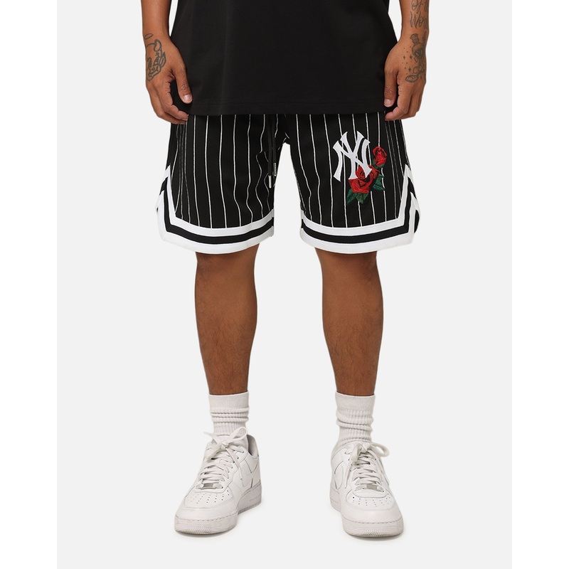 New Era New York Yankees Rose Mesh Shorts Black S