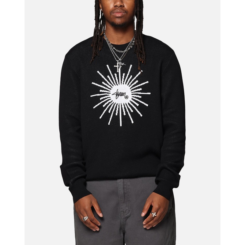 S Double Sunburst Sweater Black S
