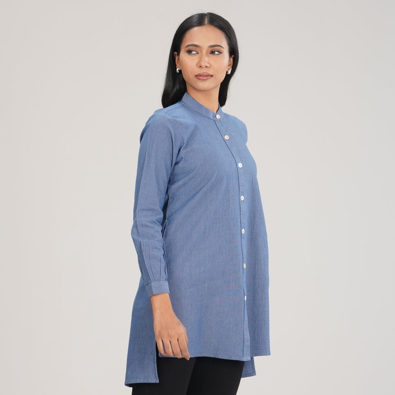 Women Sky Blue Shirt XS SKY BLUE