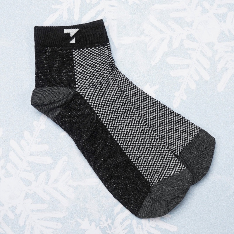 Black & Ash Cotton Socks N/A BLACK & ASH