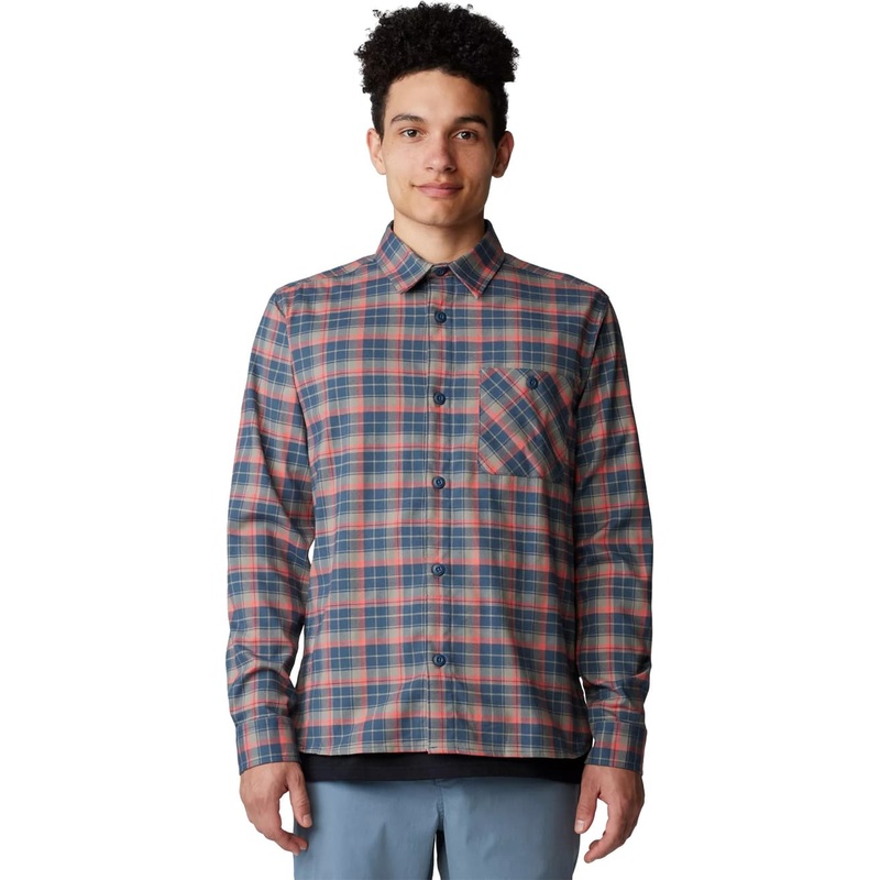 Mountain Hardwear Voyager One Long Sleeve Flannel Shirt – Men’s