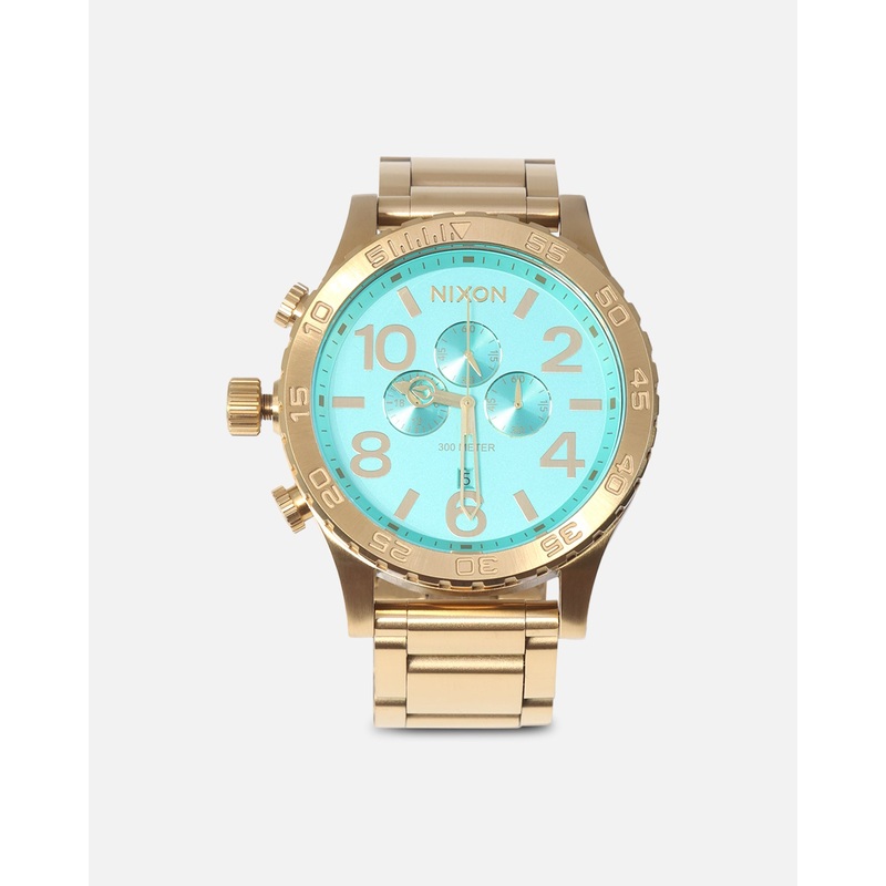 Nixon 51-30 Chrono Gold/Turquoise ONE