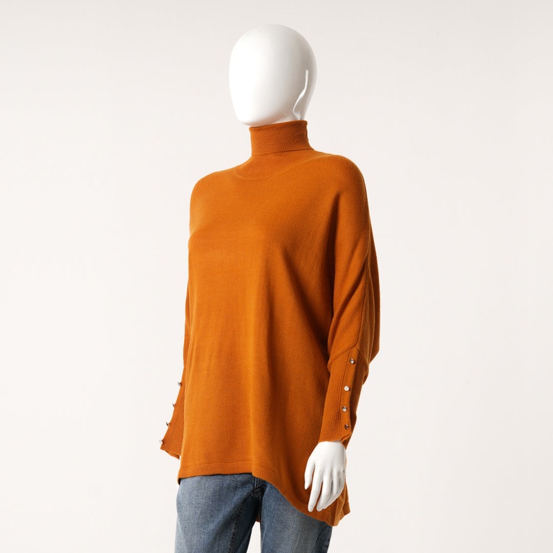 Womens Brown Poncho 2XL BROWN