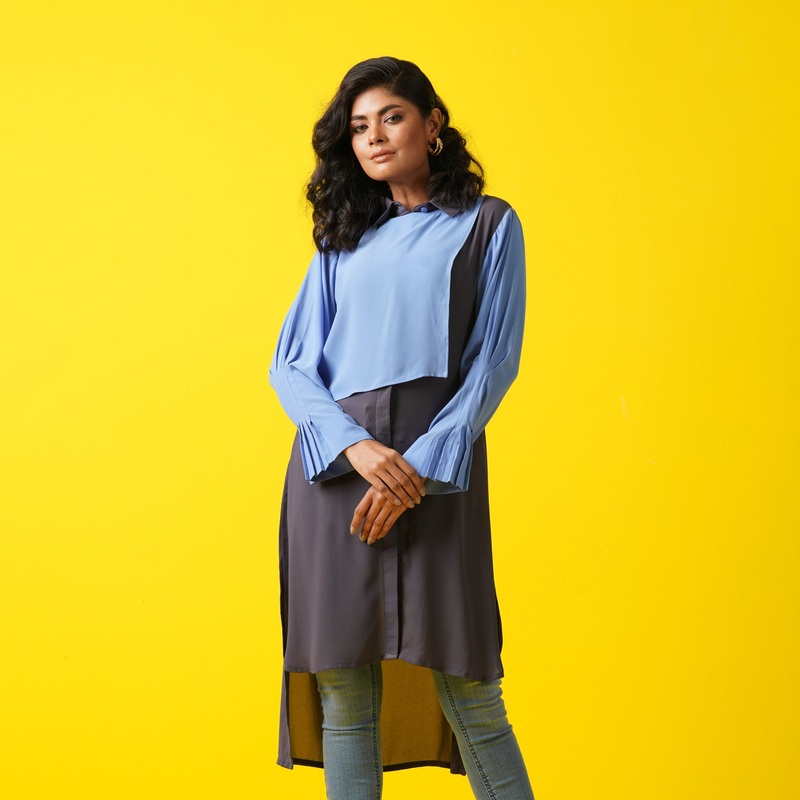 Womens Tunic-Black 1 L BLACK 1