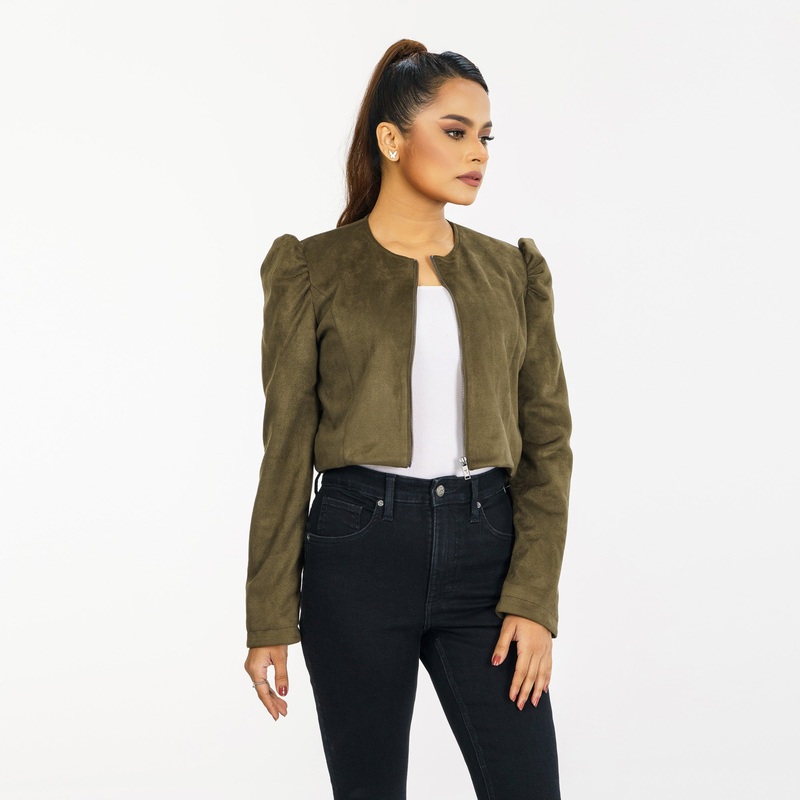 Women Olive Shacket S OLIVE