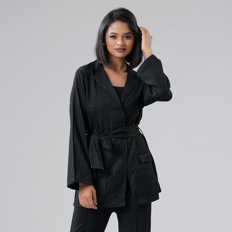 Womens Black Blazer S BLACK