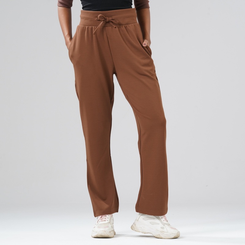 Womens Brown Joggers S BROWN