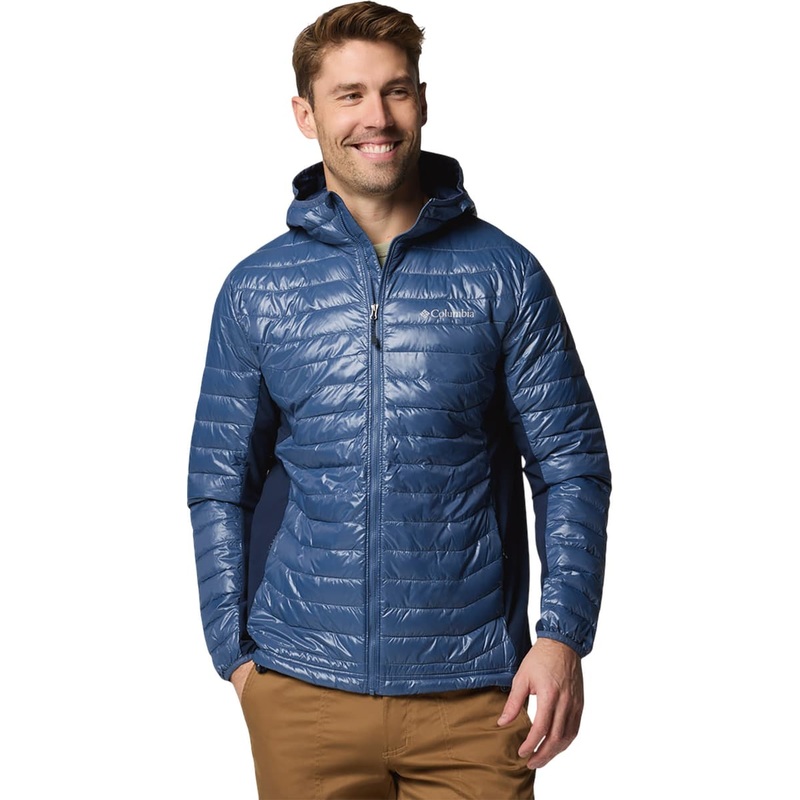 Columbia Powder Pass Hybrid Puffer Hooded Jacket – Men’s