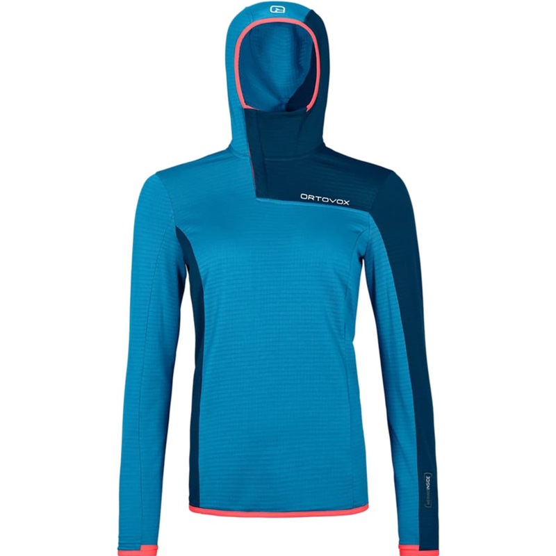 Ortovox Fleece Light Grid Zip Neck Hoody – Women’s