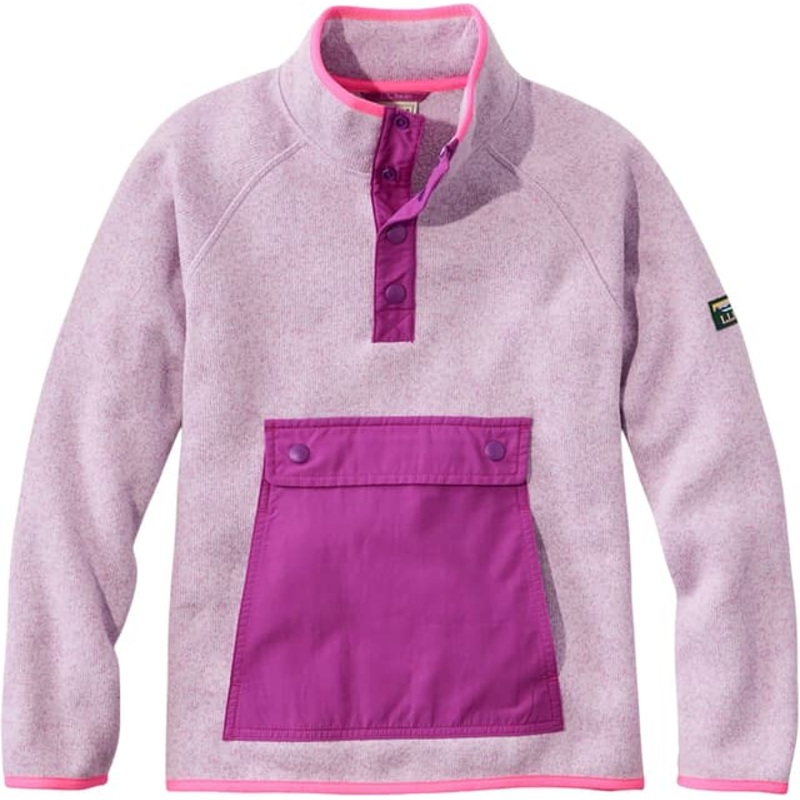 L.L. Bean L.L.Bean Half-Snap Fleece Sweater – Kids
