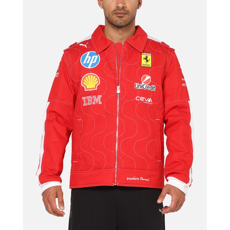 Puma X Scuderia Ferrari Monza Racing Jacket Rosso Corsa S