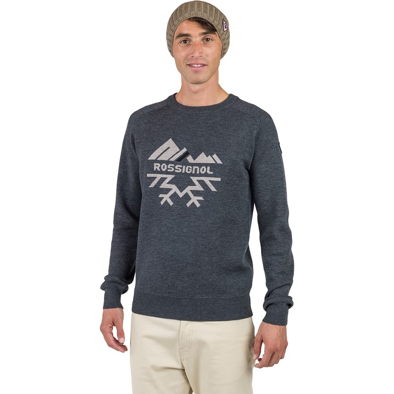 Rossignol Jacquard Crew Neck Sweater – Men’s