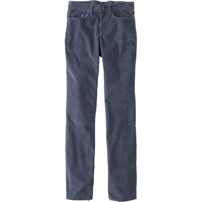 L.L. Bean BeanFlex Five-Pocket Corduroy Mid-Rise Straight-Leg Pants – Women’s
