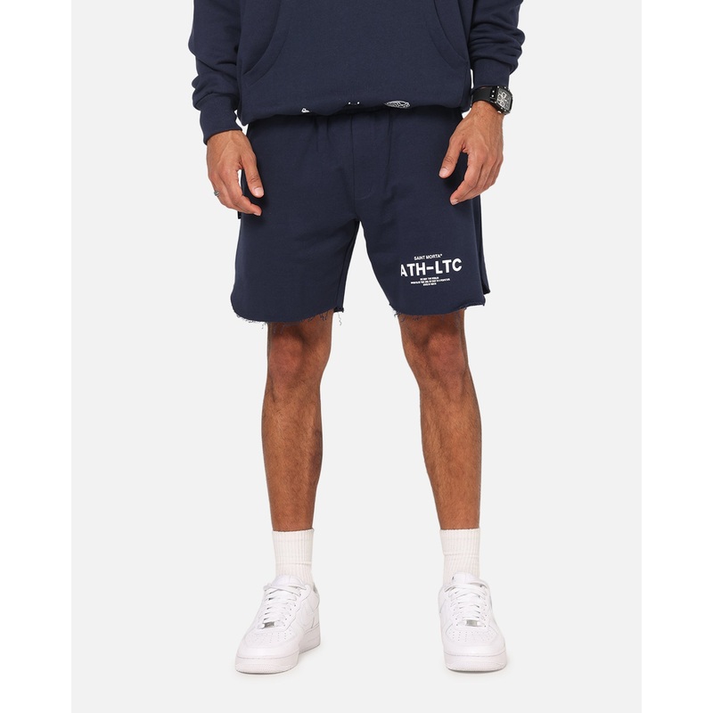 Saint Morta Athltc Sweat Shorts Dark Royal S
