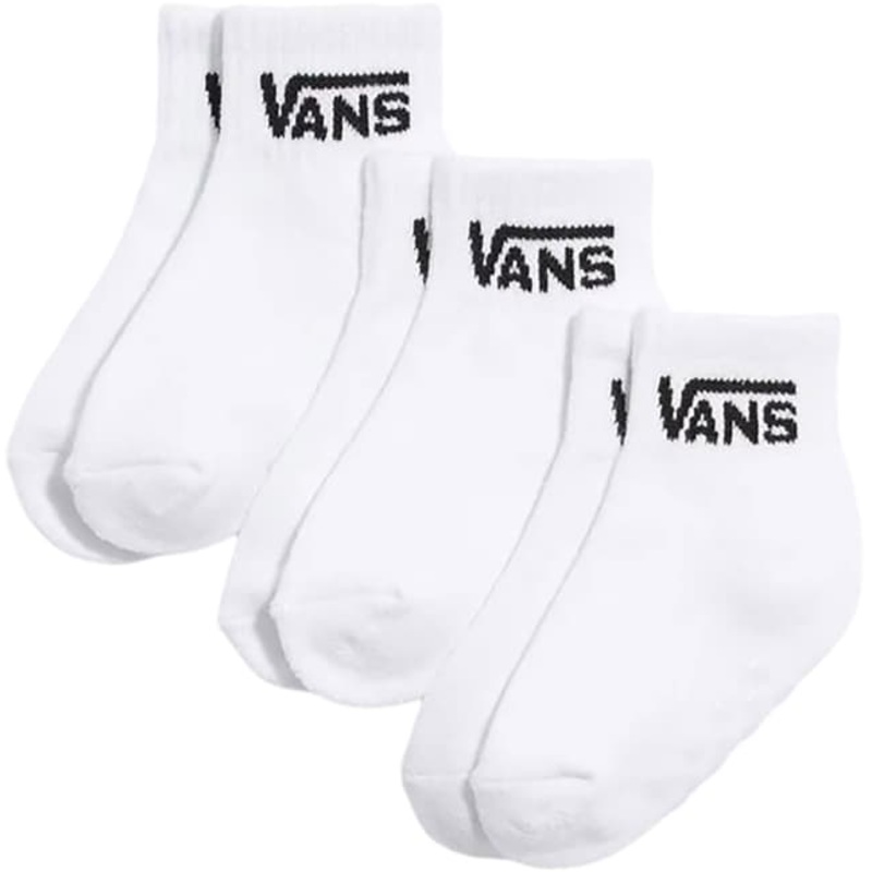Vans Classic 3 Pack Half Crew Socks – Toddlers