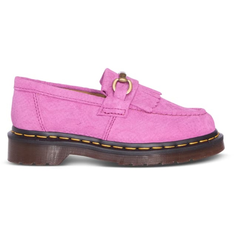 Dr. Martens Adrian Snaffle Repello Emboss Suede Kiltie Loafers – Unisex