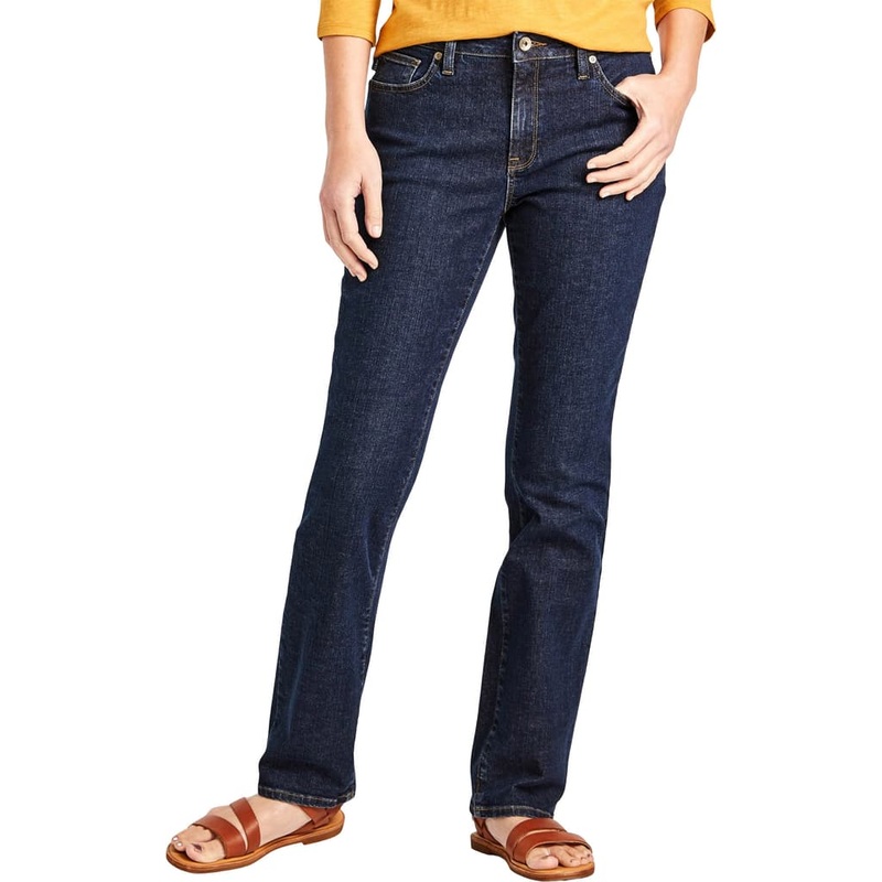 L.L. Bean 1912 Mid-Rise Straight-Leg Jeans – Women’s