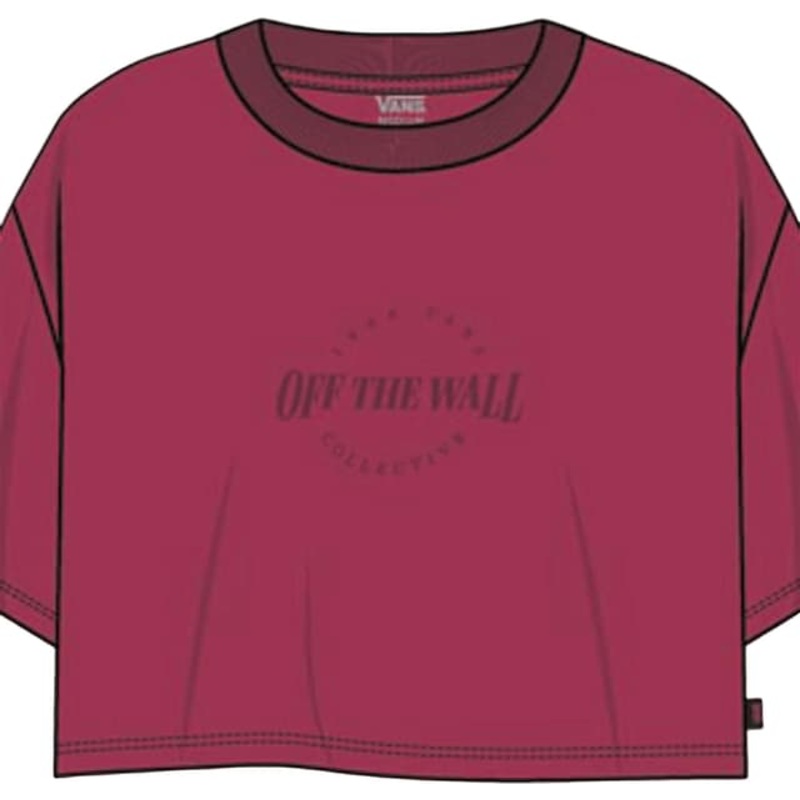 Vans Rylen Relaxed Crop Short Sleeve Crew Neck T-Shirt – Women’s