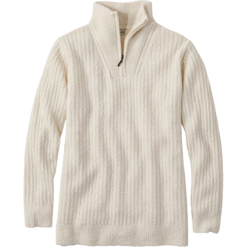 L.L. Bean Cozy Cloud Quarter-Zip Sweater – Women’s