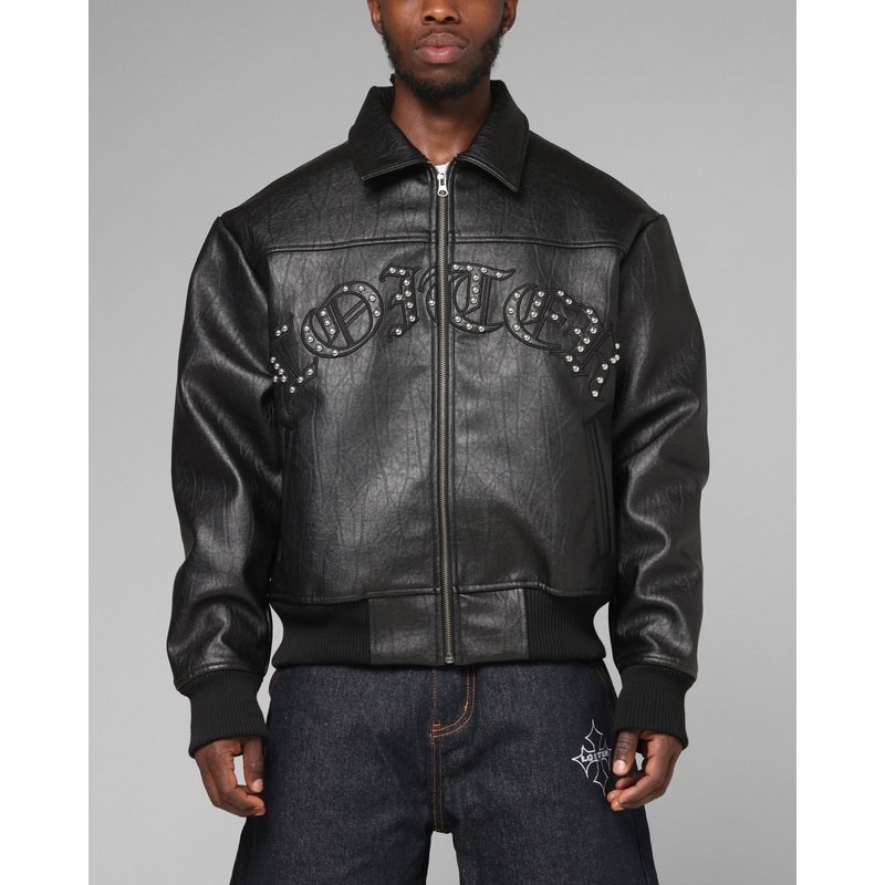 Loiter Imperial Vegan Leather Jacket Black XS