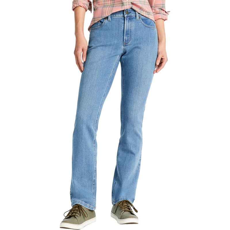 L.L. Bean BeanFlex Mid-Rise Straight-Leg Jeans – Women’s