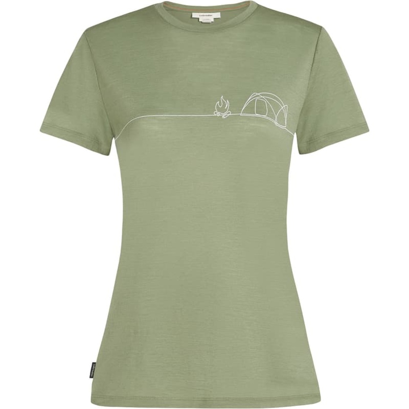 icebreaker Merino 150 Tech Lite Single Line Camp Short Sleeve T-Shirt – Women’s