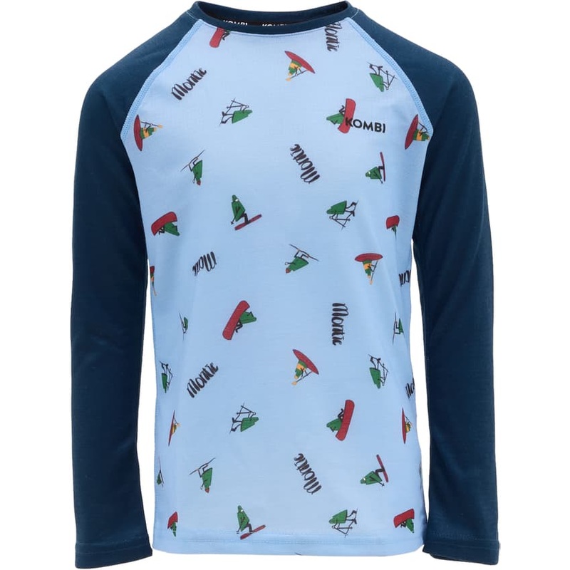 Kombi MerinoMix Pro Crew Neck Base Layer Top – Junior